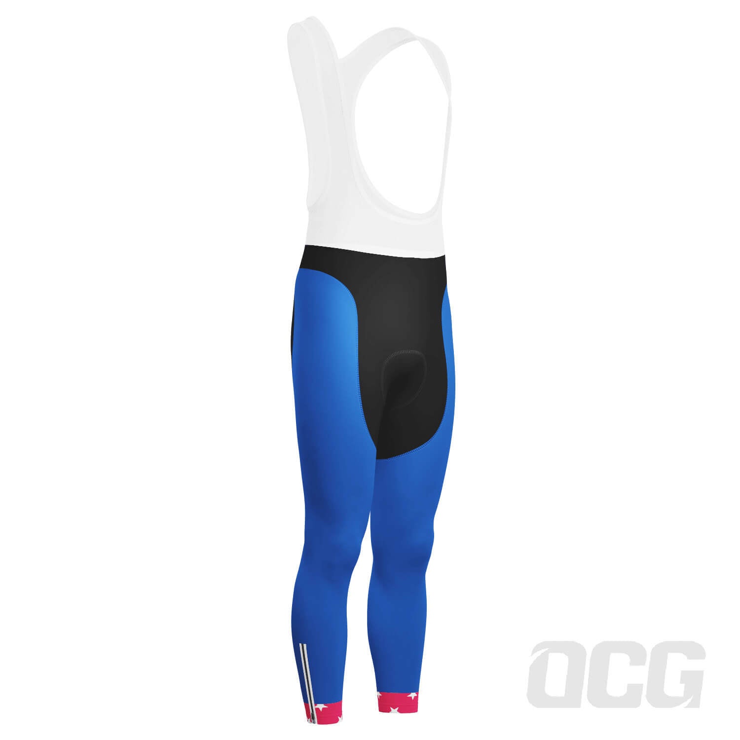 Men's American Stars and Stripes USA Icon Gel Padded Cycling Bib-Tights
