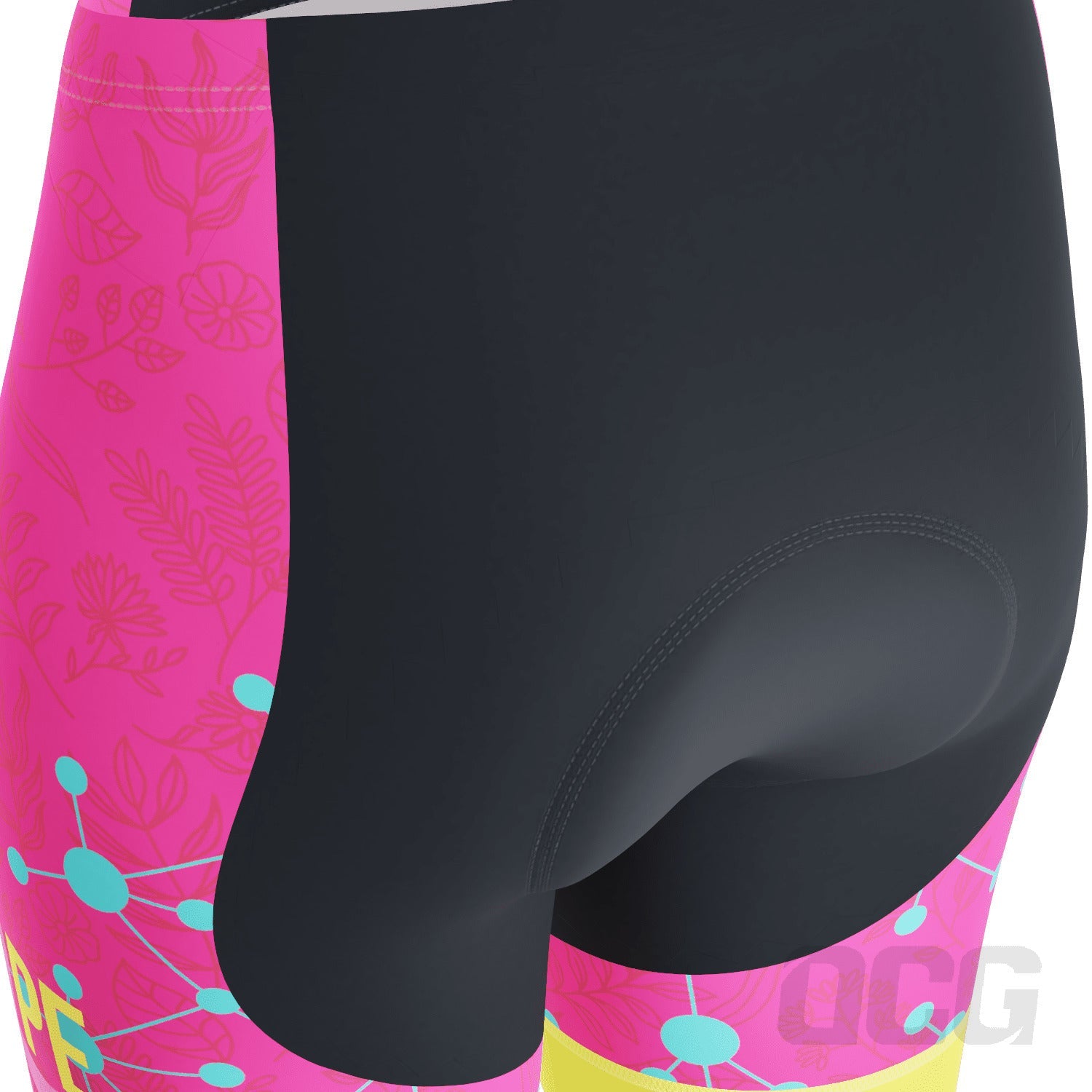 Women's Breast Cancer Faith Hope Love Gel Padded Cycling Shorts