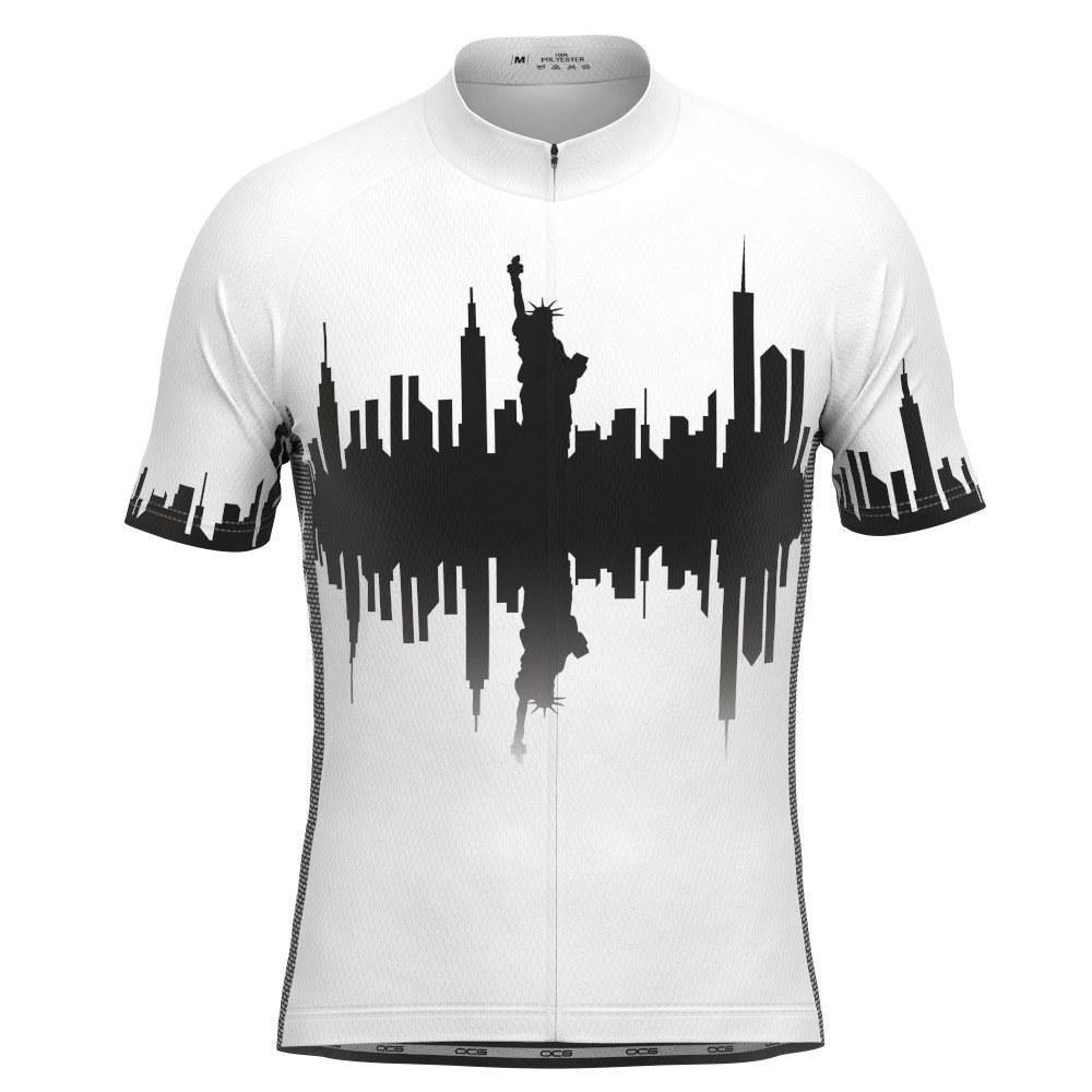 Men's Bronx New York City Short Sleeve Cycling Jersey