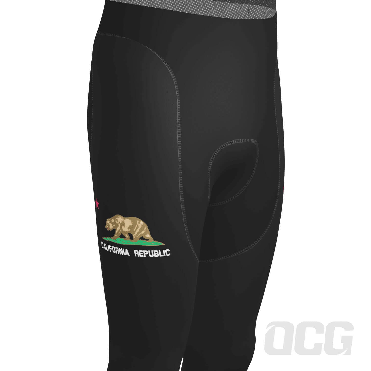 Men's California Republic Gel Padded Cycling Bib-Tights