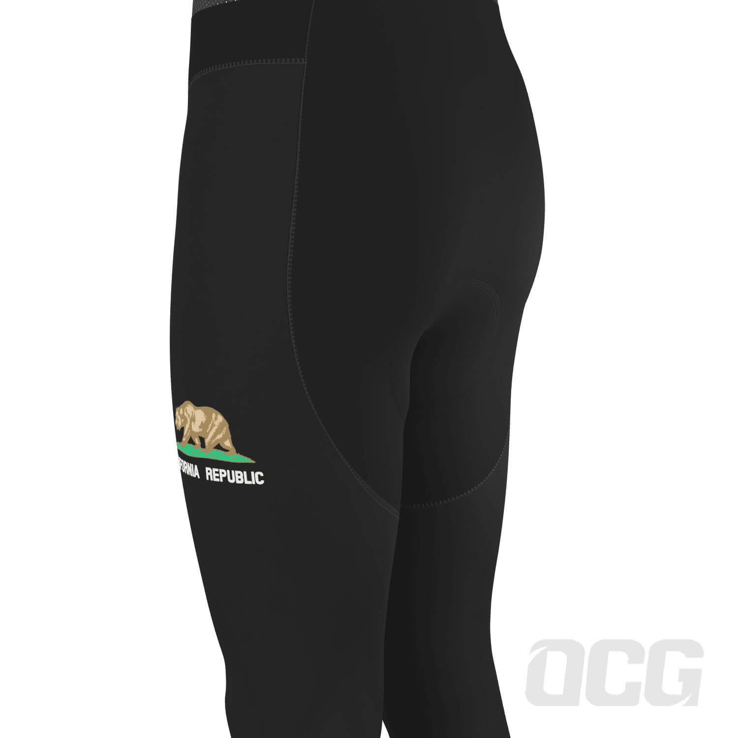 Men's California Republic Gel Padded Cycling Bib-Tights