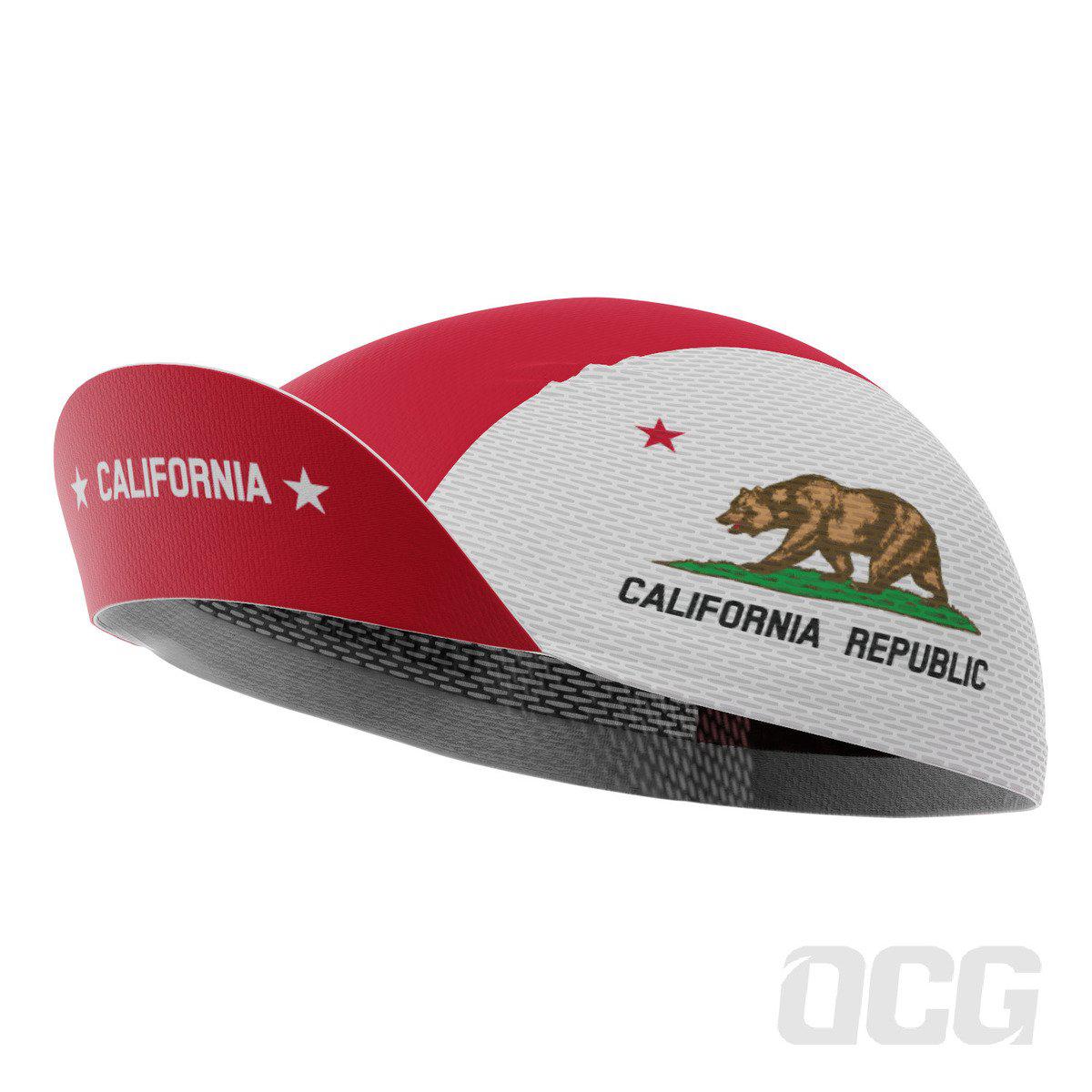 Unisex California Republic Quick Dry Cycling Cap