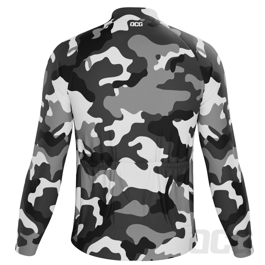 Men's Camouflage Long Sleeve Cycling Jersey