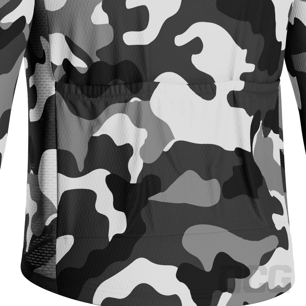 Men's Camouflage Long Sleeve Cycling Jersey