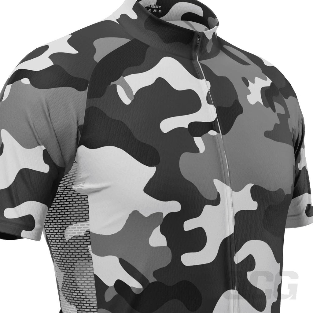 Men's Camouflage Short Sleeve Cycling Jersey