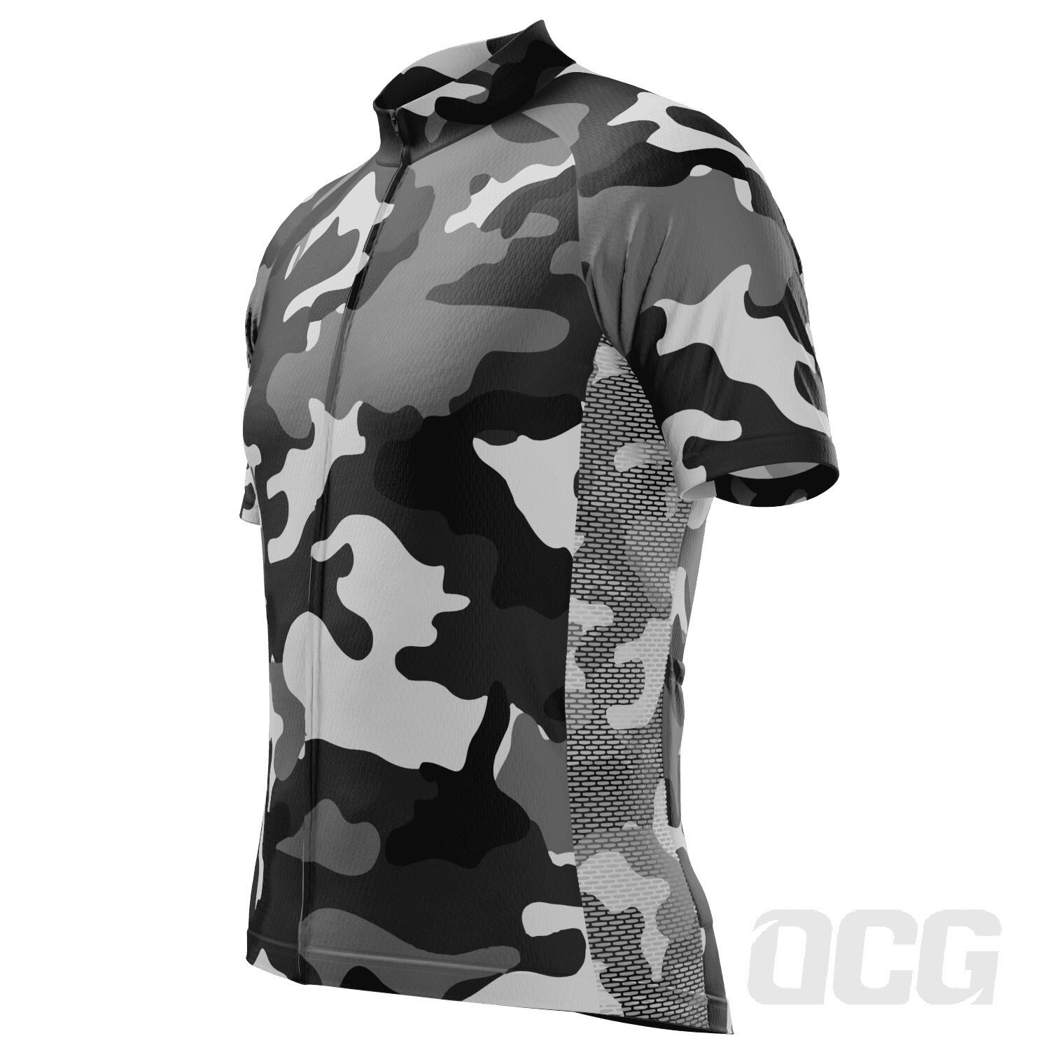 Men's Camouflage Short Sleeve Cycling Jersey