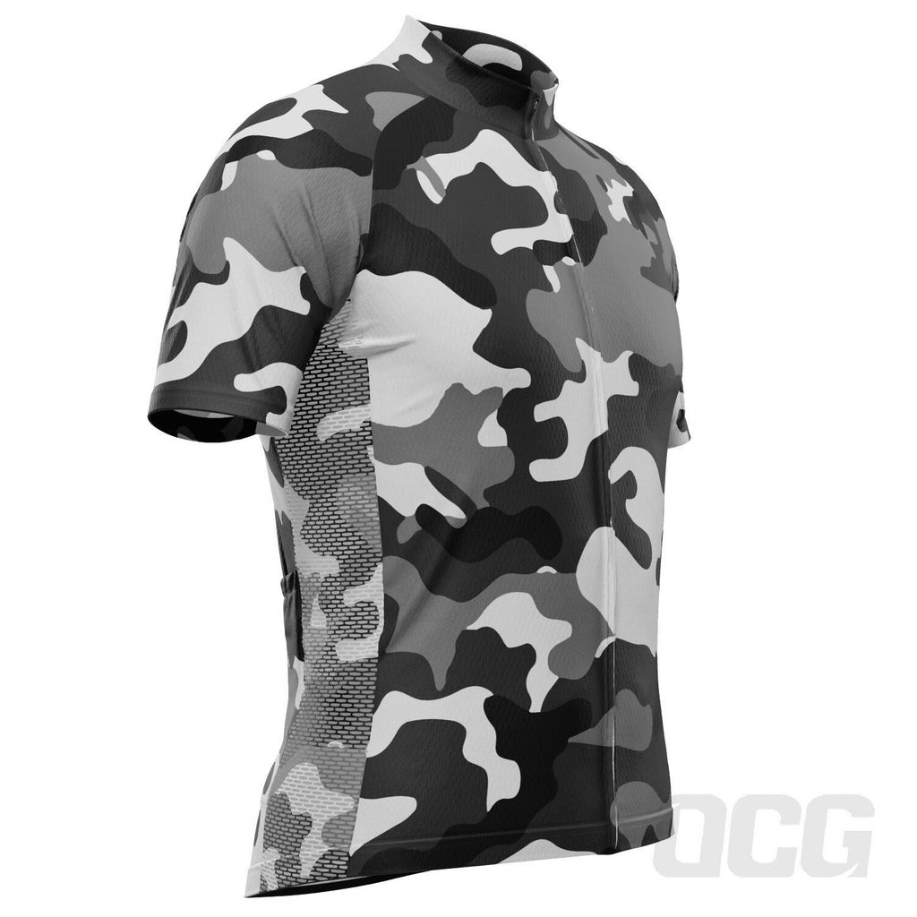 Men's Camouflage Short Sleeve Cycling Jersey