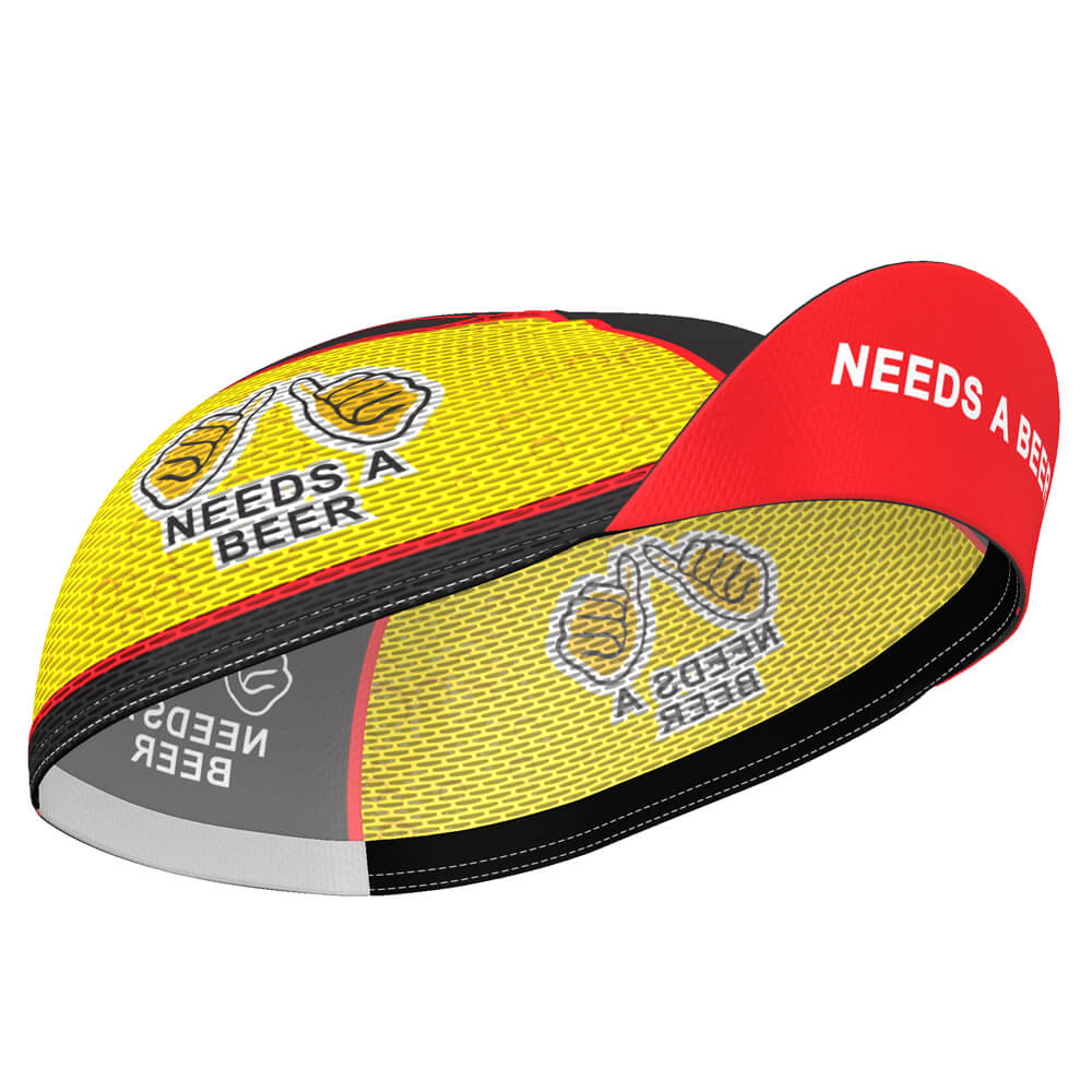 Unisex This Guy Needs a Beer Quick Dry Cycling Cap