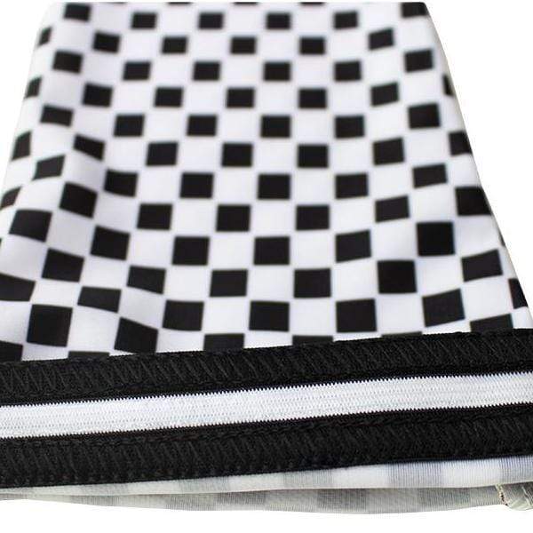 Unisex Chequered Flag Quick Dry Cycling Arm-Warmers