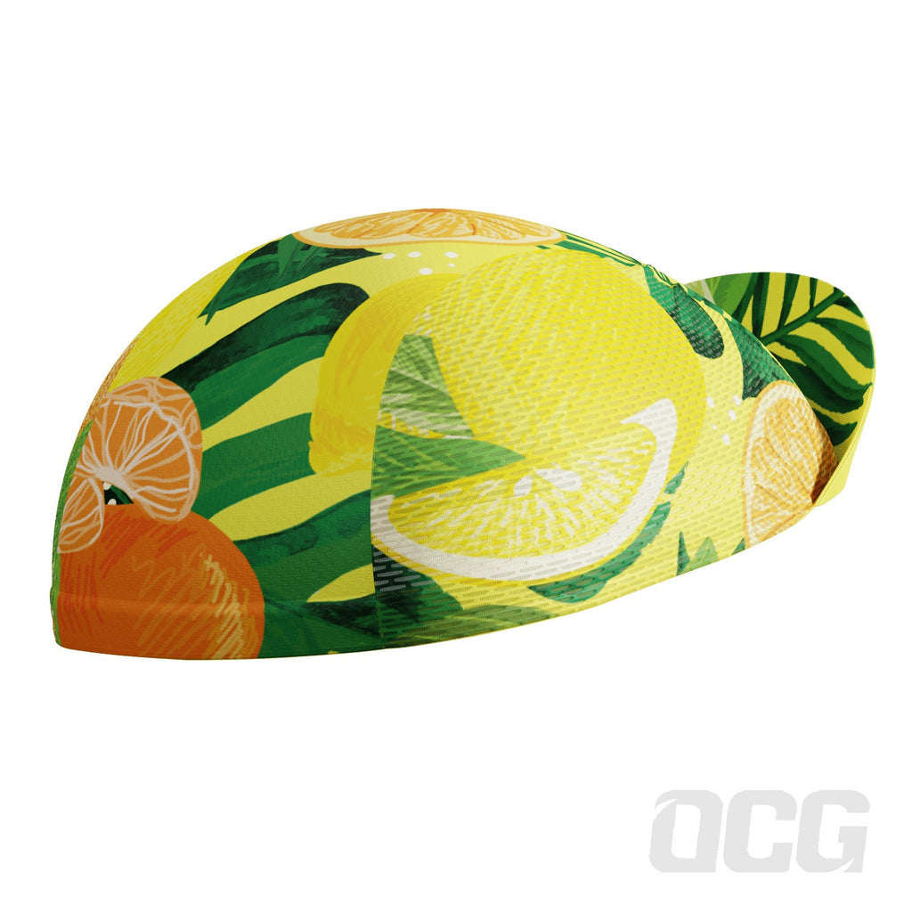 Unisex Citrus Explosion Quick Dry Cycling Cap