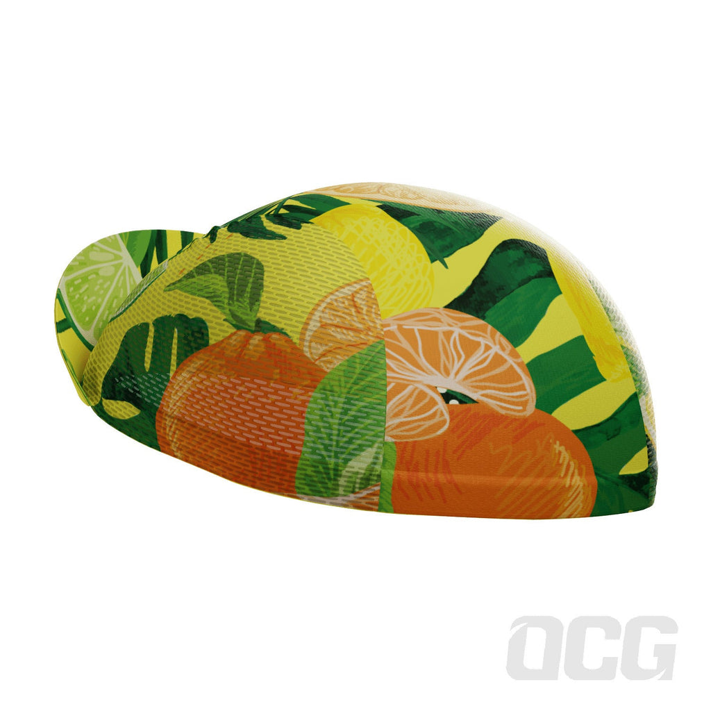 Unisex Citrus Explosion Quick Dry Cycling Cap