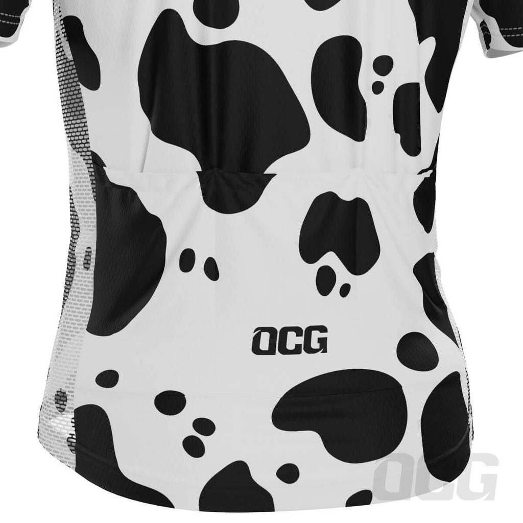 Men's Jersey Cow Short Sleeve Cycling Jersey