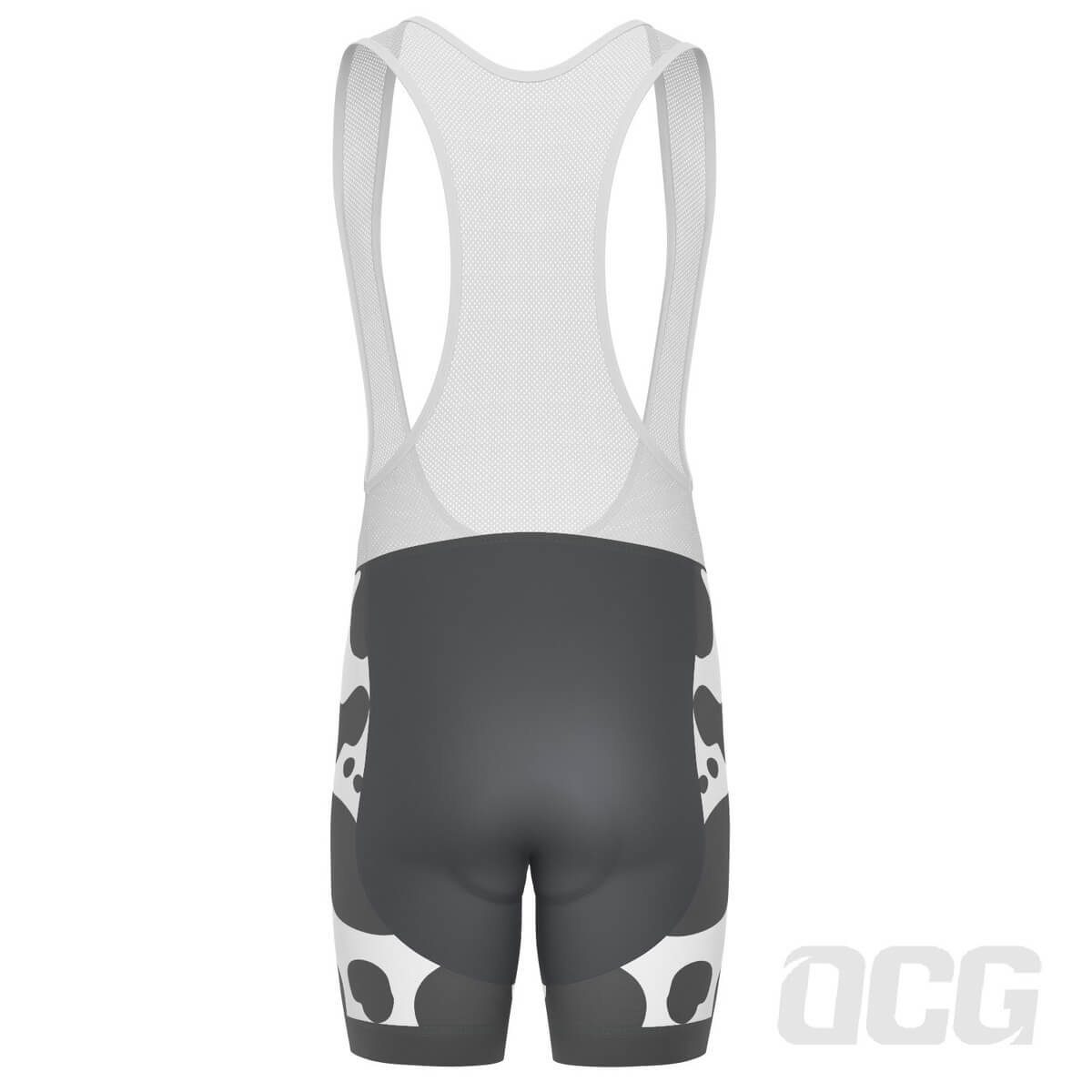 Men's Jersey Cow Gel Padded Cycling Bib