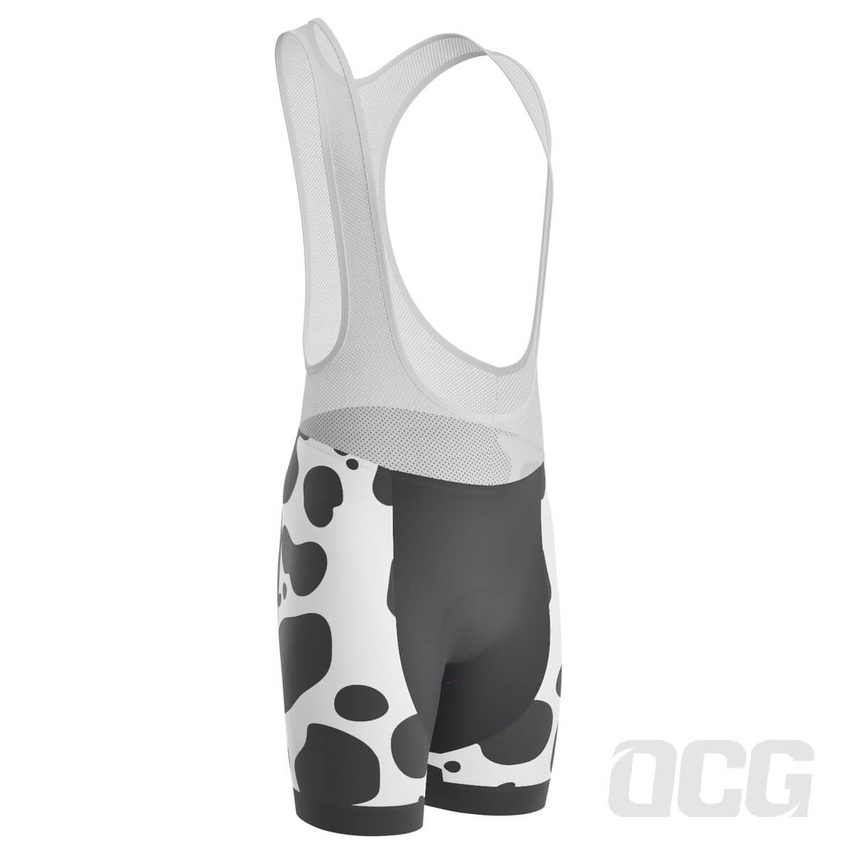 Men's Jersey Cow Gel Padded Cycling Bib