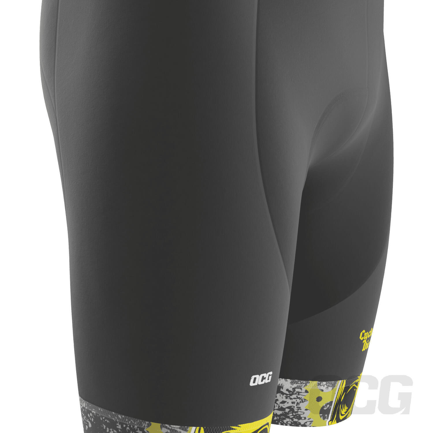 Men's Cycle Fast Die Old Gel Padded Cycling Shorts