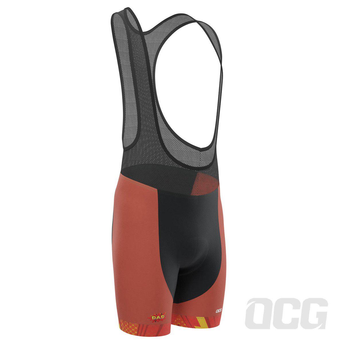 Men's I'm a Dad Superpower Gel Padded Cycling Bib