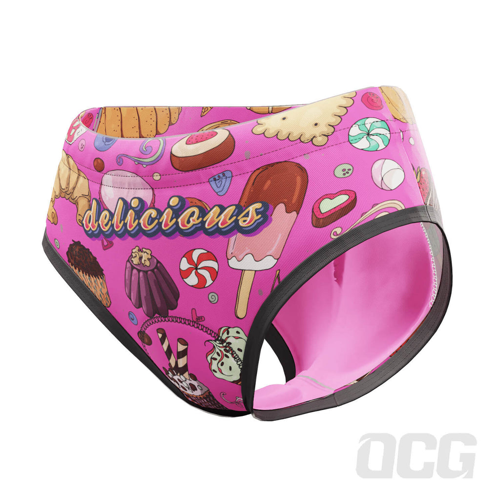 Women's Delicious Gel Padded Cycling Underwear-Briefs