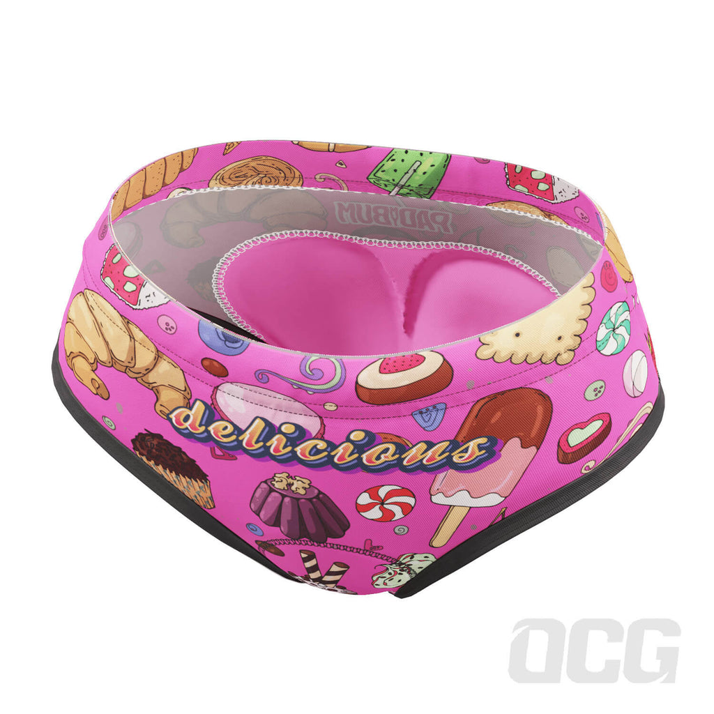 Women's Delicious Gel Padded Cycling Underwear-Briefs