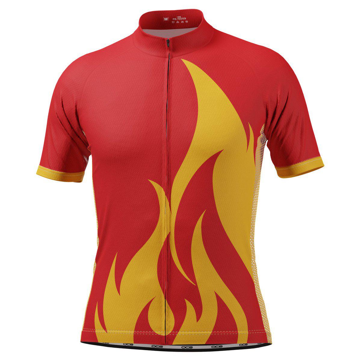 Men's Elements Fire Short Sleeve Cycling Jersey