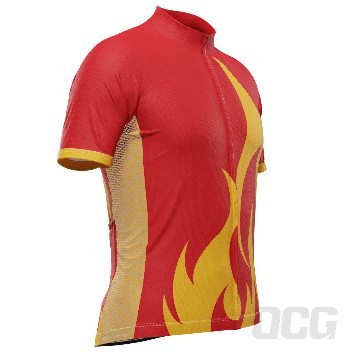 Men's Elements Fire Short Sleeve Cycling Jersey