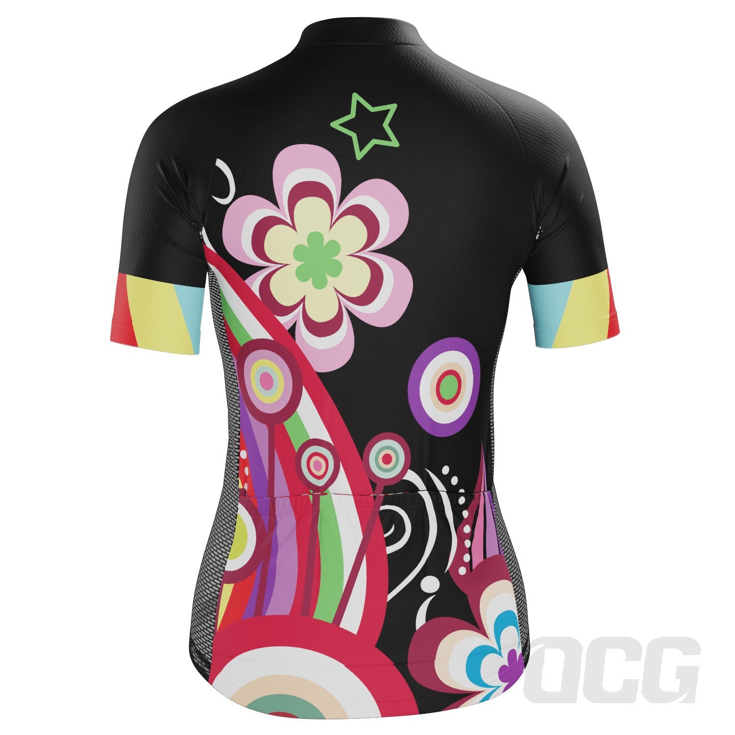 Women's Floral Pop Short Sleeve Cycling Jersey