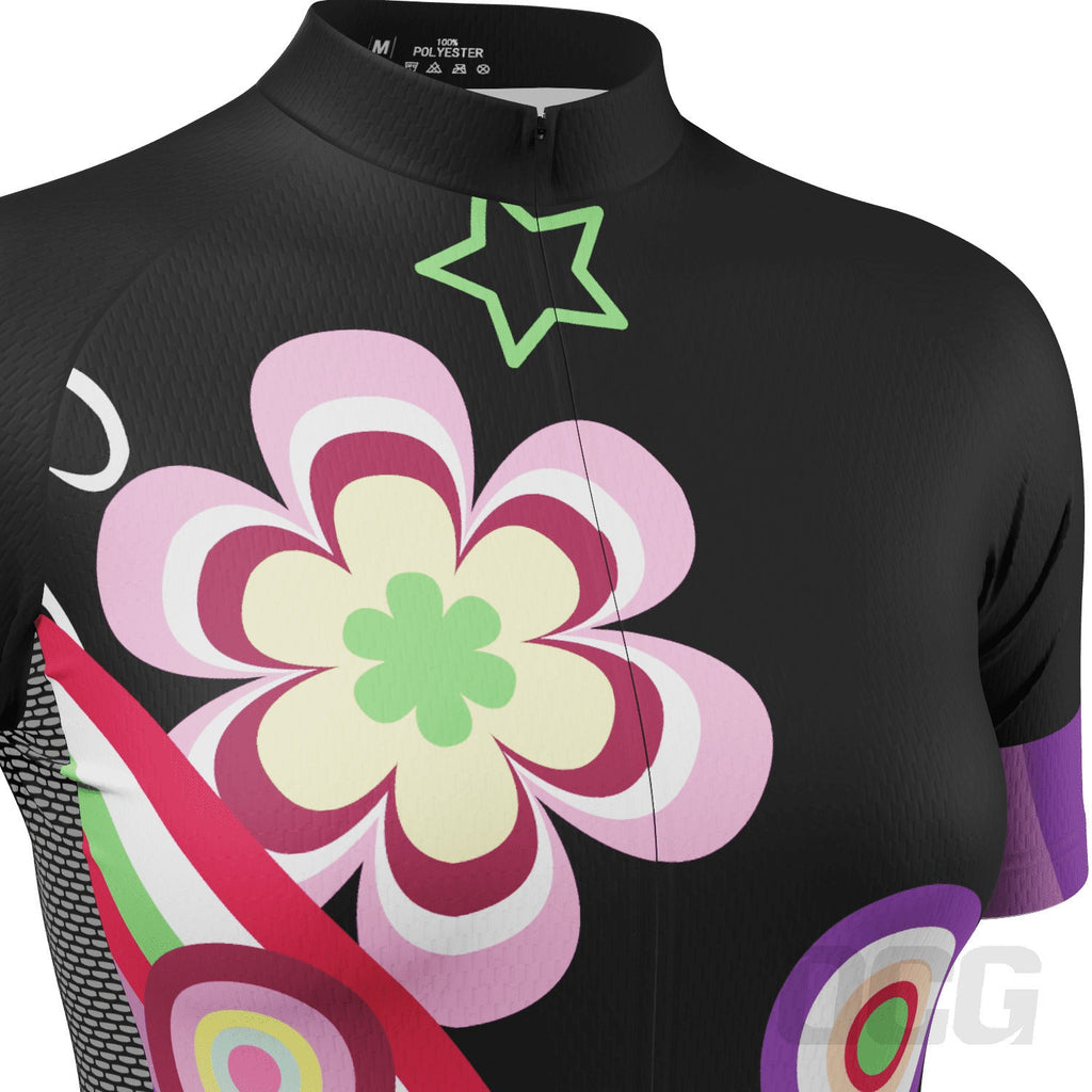 Women's Floral Pop Short Sleeve Cycling Jersey
