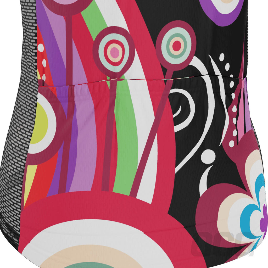 Women's Floral Pop Short Sleeve Cycling Jersey