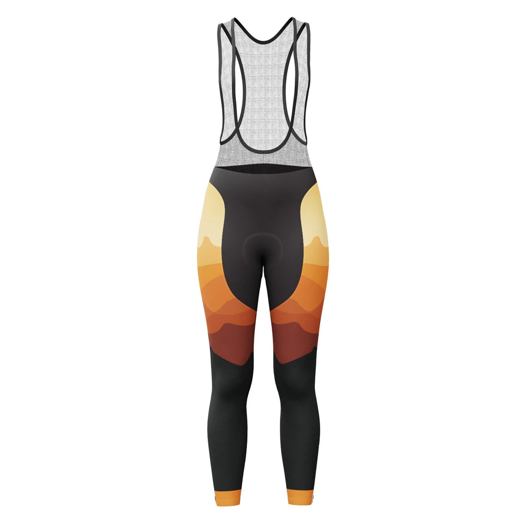 Women's Ride Free Sunset Gel Padded Cycling Bib-Tights