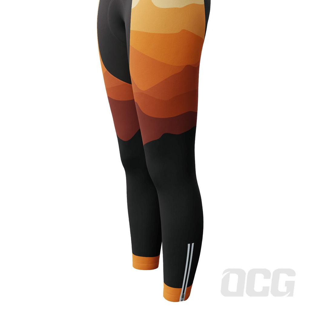 Women's Ride Free Sunset Gel Padded Cycling Bib-Tights