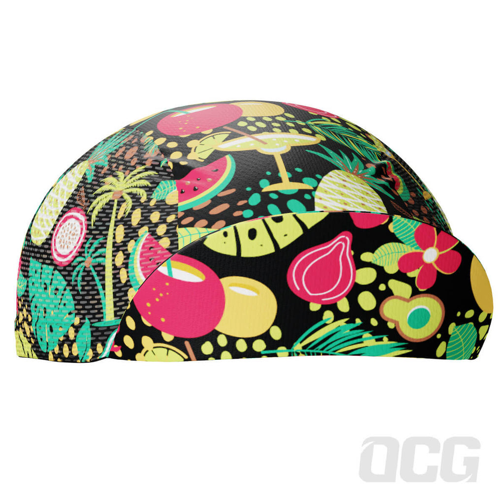 Unisex Fruit Cocktail Quick Dry Cycling Cap
