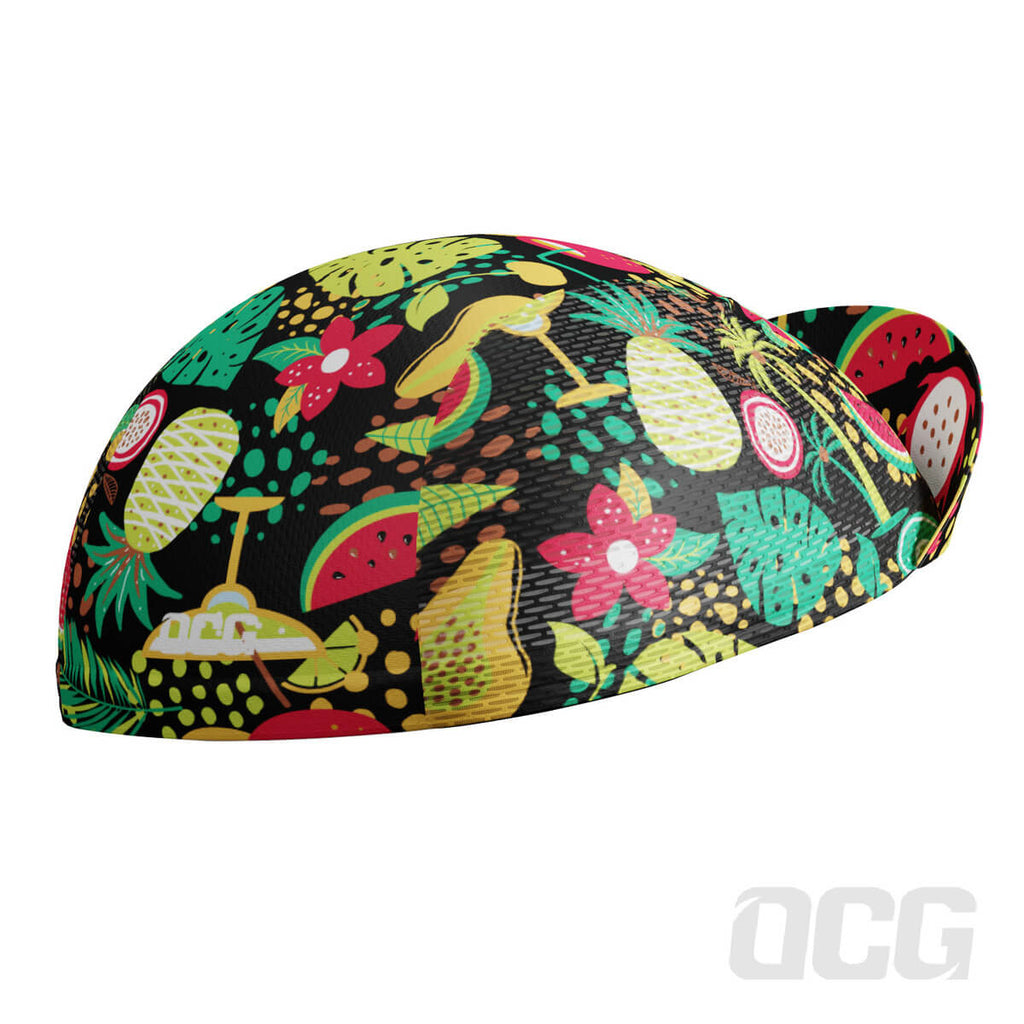 Unisex Fruit Cocktail Quick Dry Cycling Cap