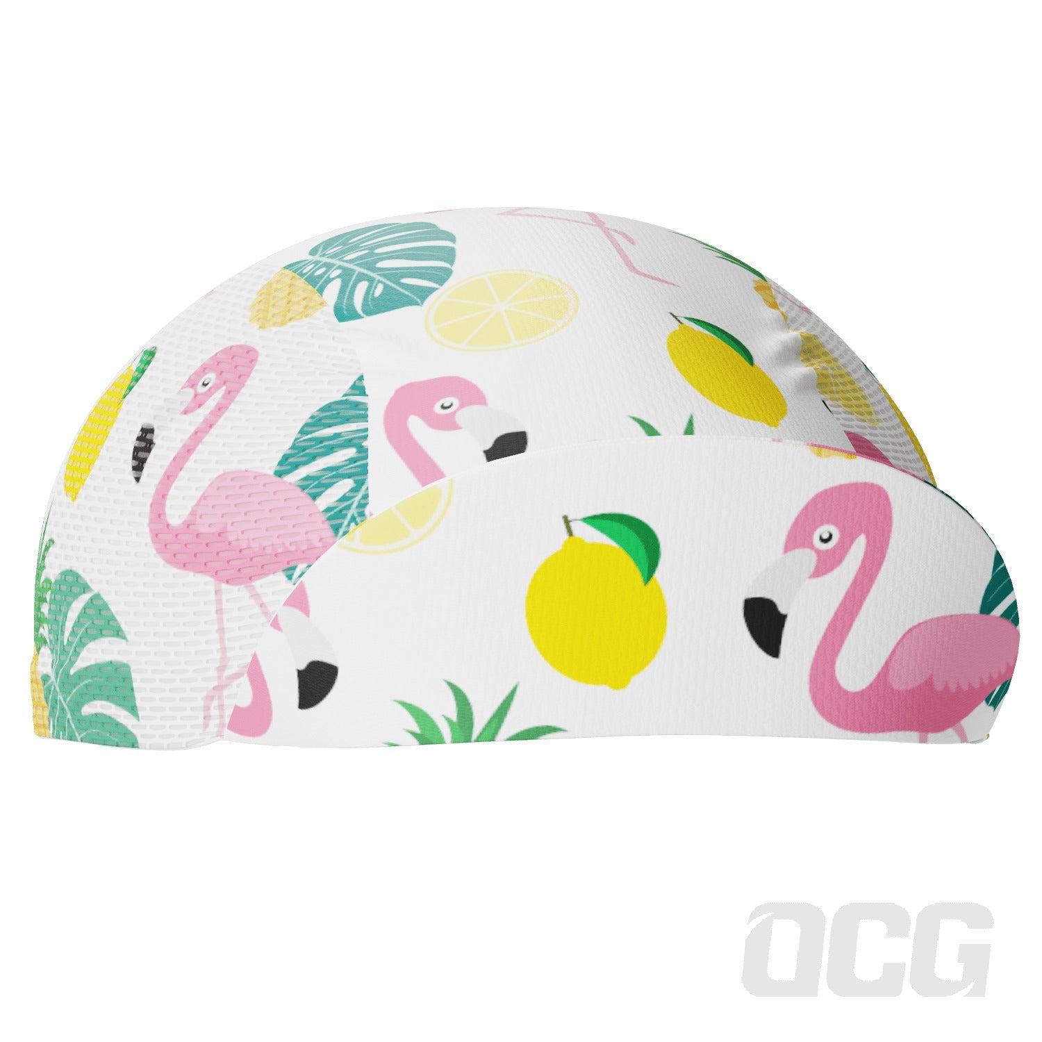 Unisex Fruity Flamingo Quick Dry Cycling Cap