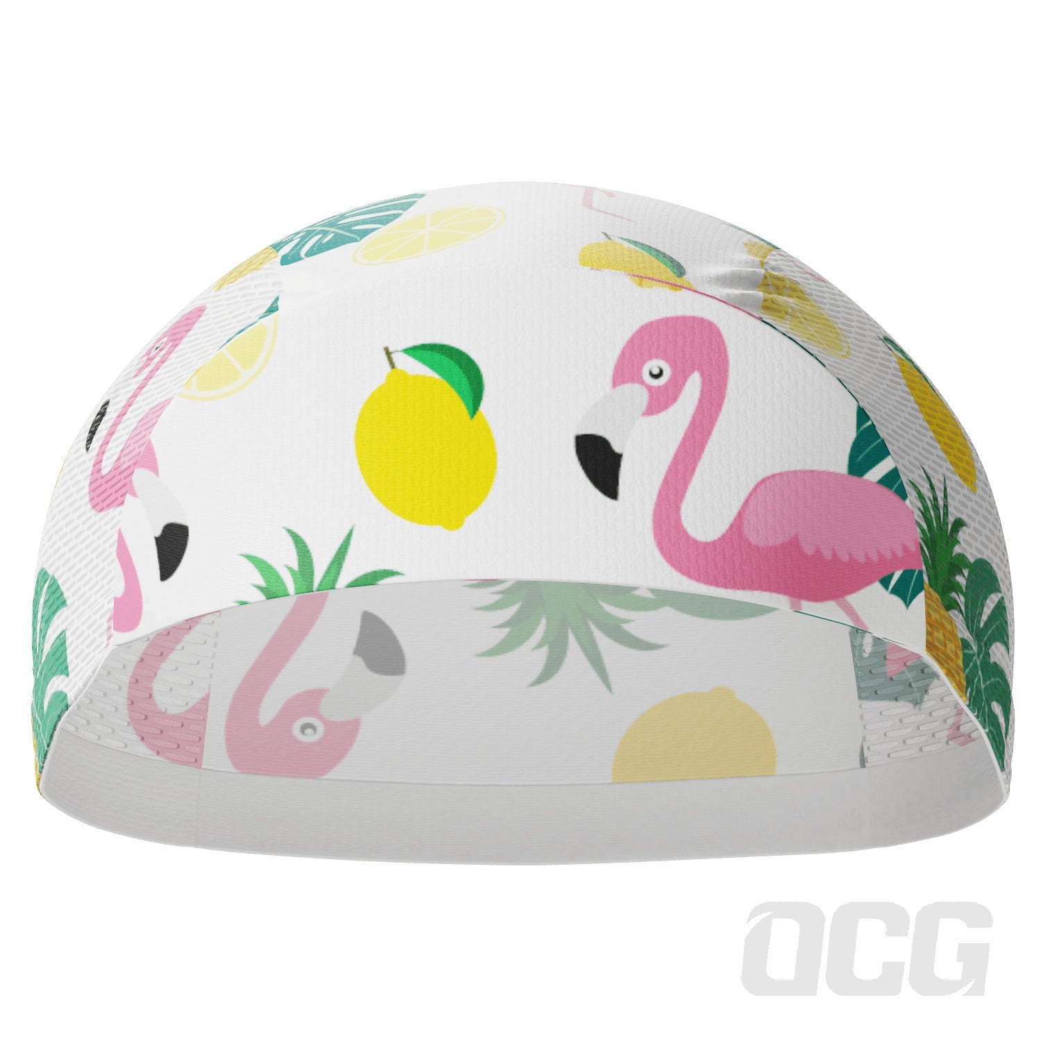 Unisex Fruity Flamingo Quick Dry Cycling Cap