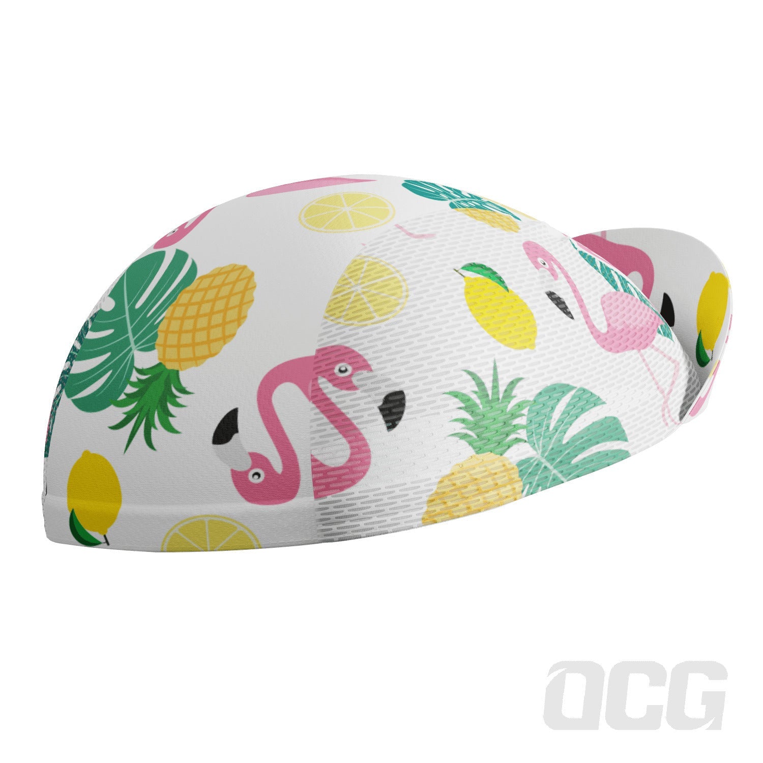 Unisex Fruity Flamingo Quick Dry Cycling Cap