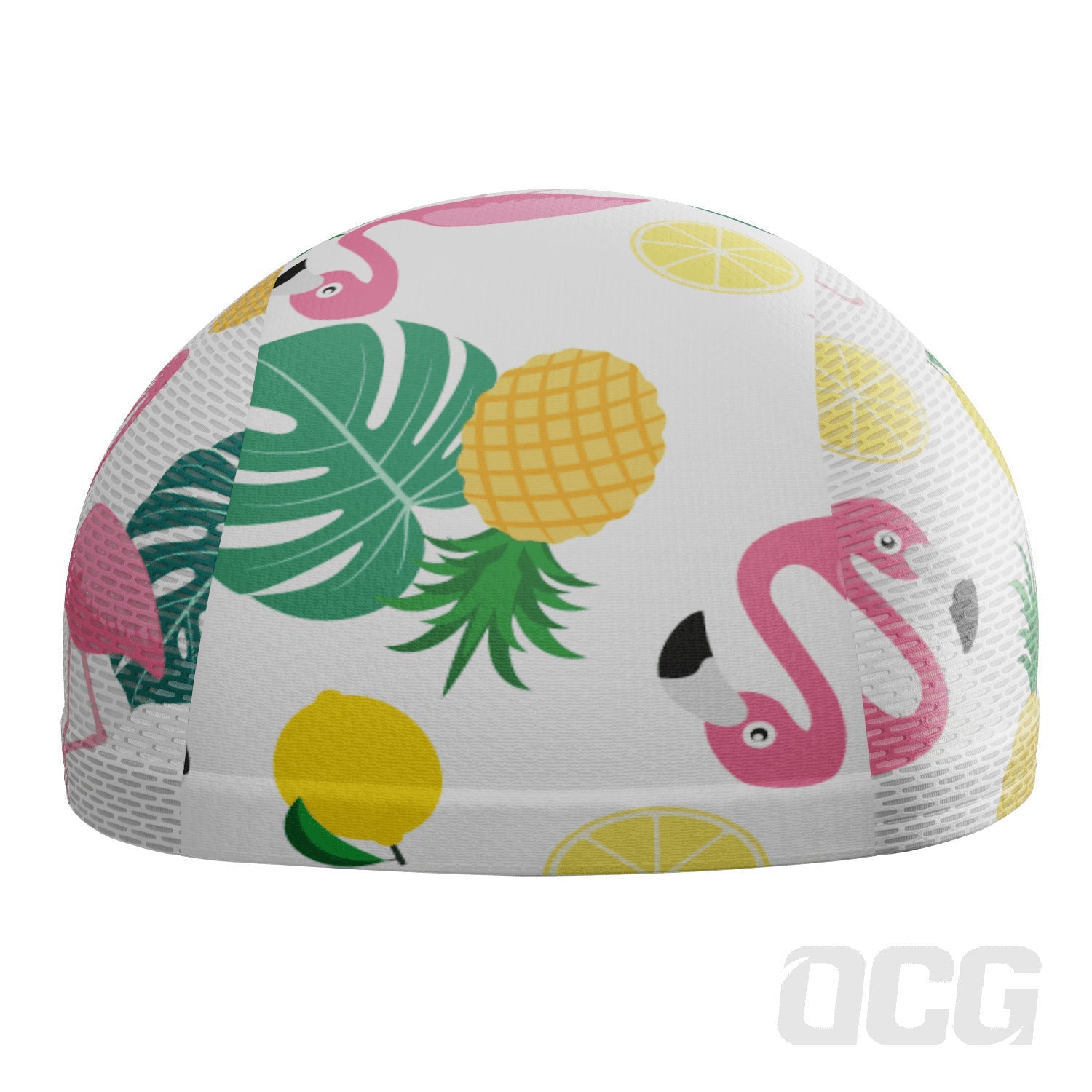 Unisex Fruity Flamingo Quick Dry Cycling Cap