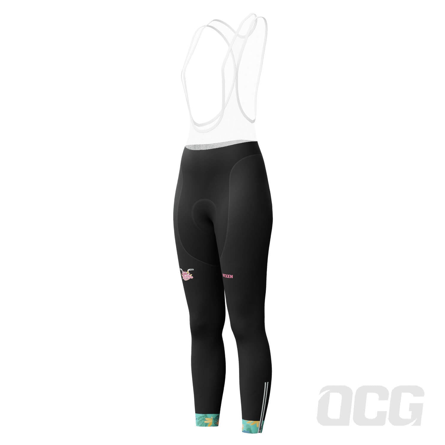 Women's Girl Power Series 1 Gel Padded Cycling Bib-Tights