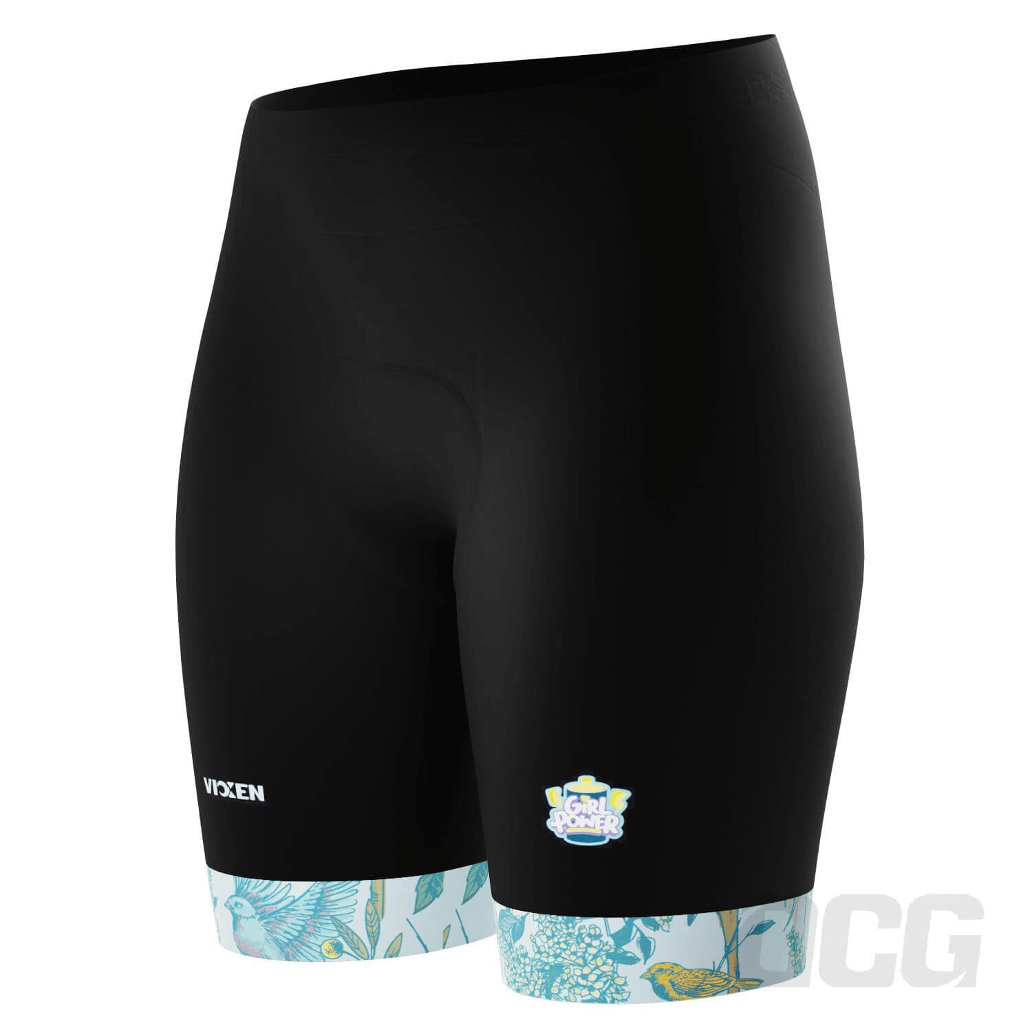Women's Girl Power Series 2 Gel Padded Cycling Shorts