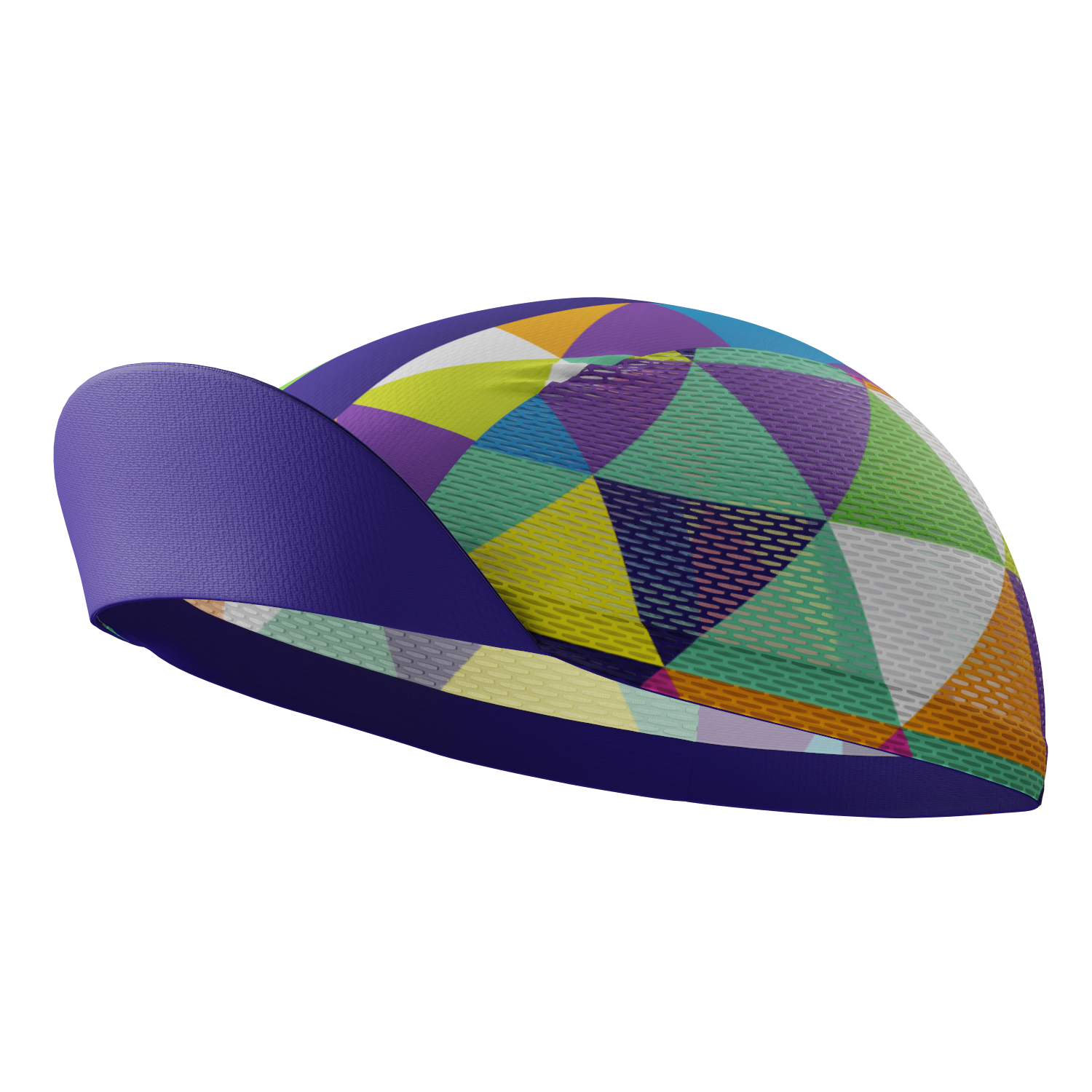 Unisex Color Triangles Quick Dry Cycling Cap