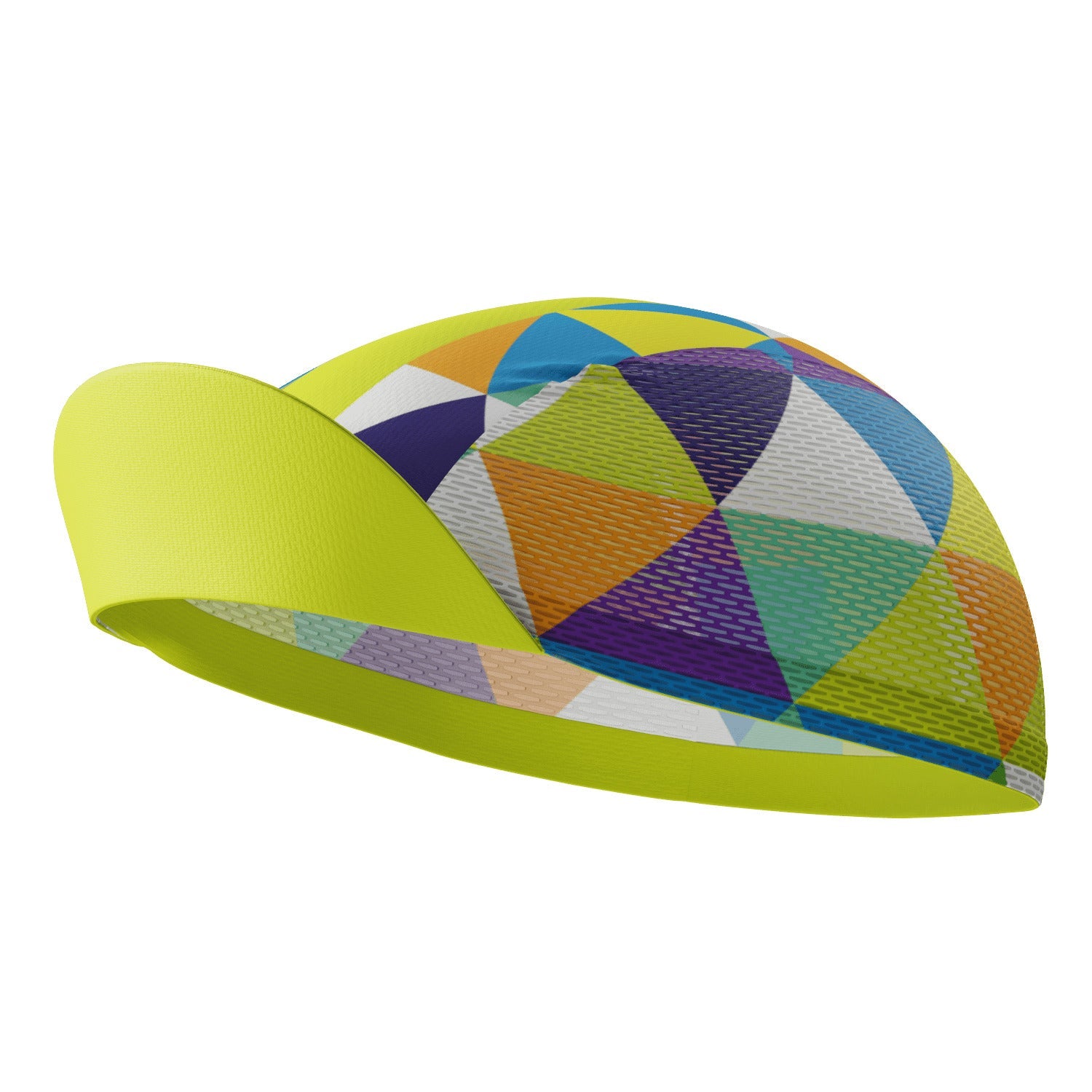 Unisex Color Triangles Quick Dry Cycling Cap