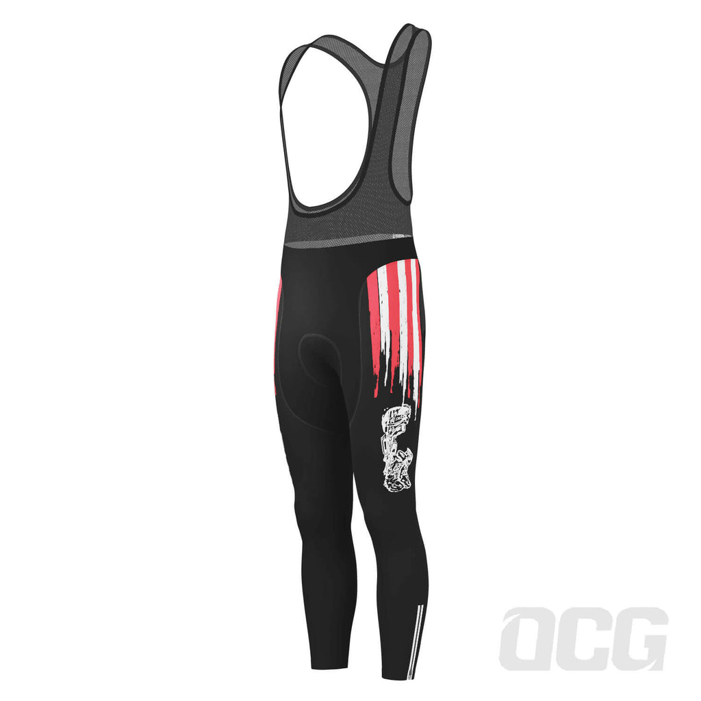 Men's Honor the Fallen Gel Padded Cycling Bib-Tights