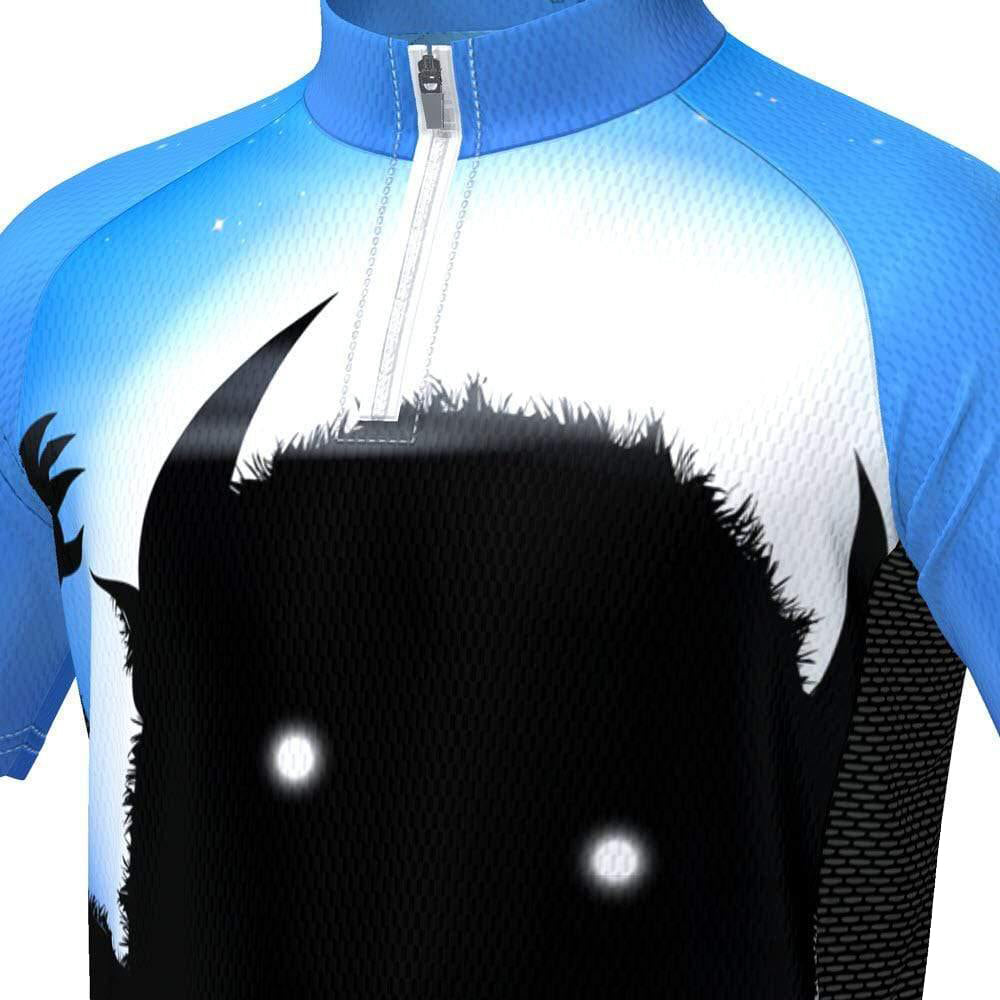 Kid's Scary Monster Short Sleeve Cycling Jersey