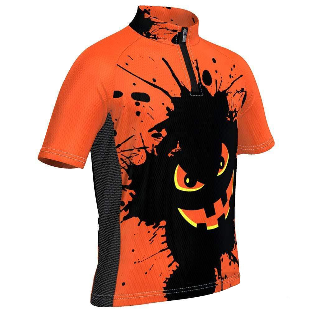 Kid's Monster Splat Short Sleeve Cycling Jersey