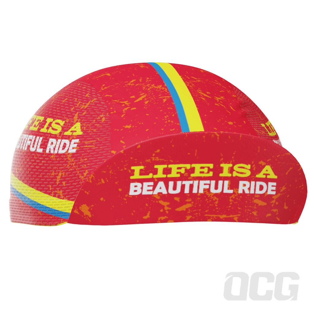 Unisex Life is a Beautiful Ride Quick Dry Cycling Cap