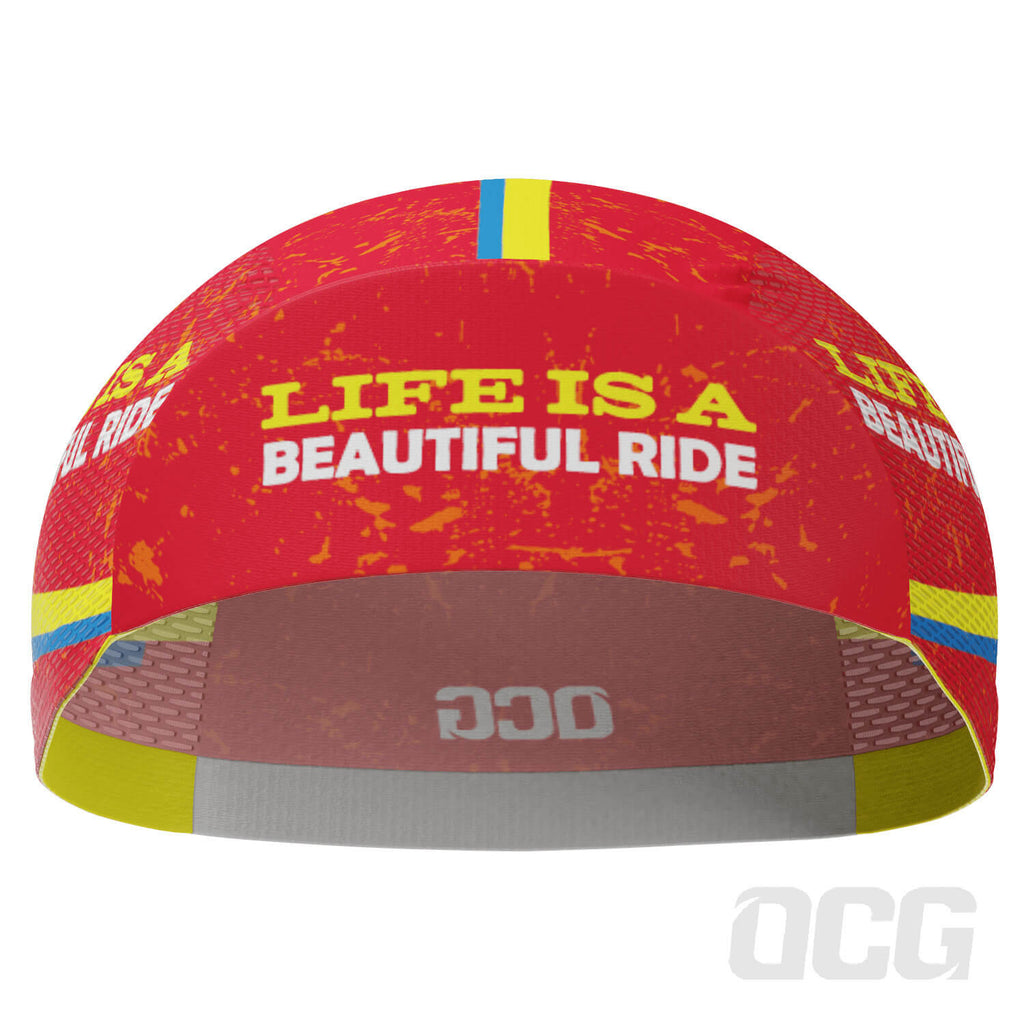 Unisex Life is a Beautiful Ride Quick Dry Cycling Cap