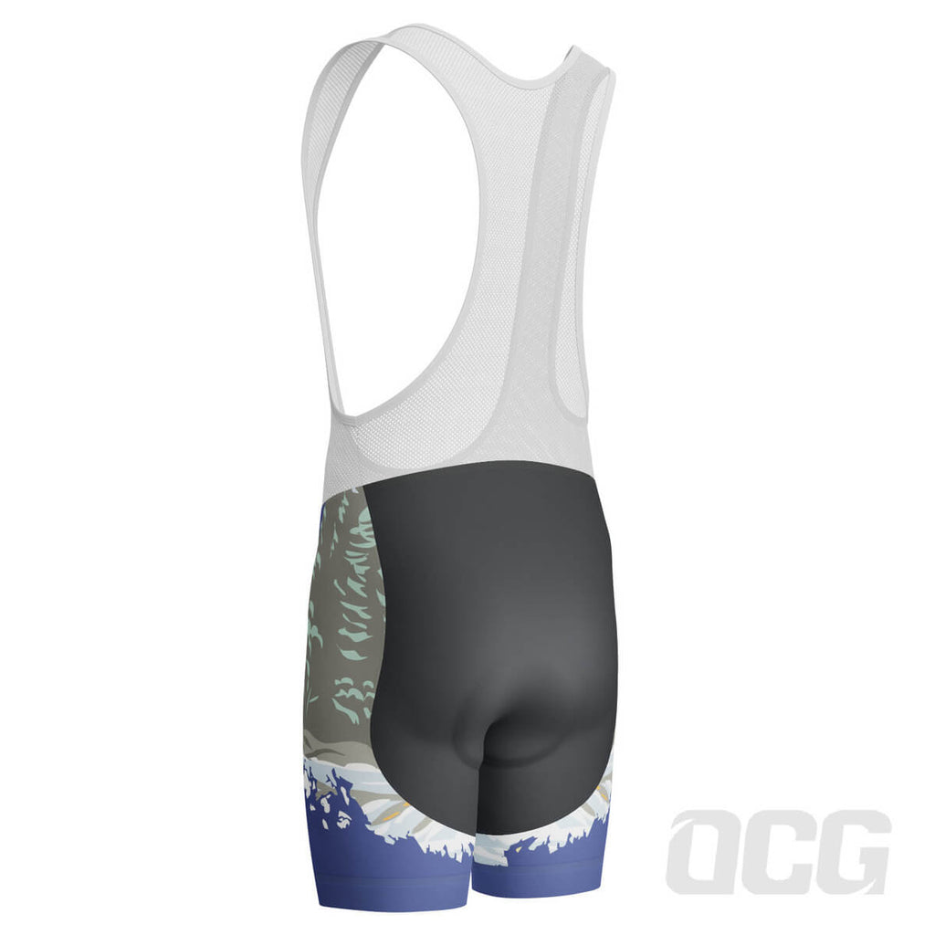 Men's Maine US State Icon Gel Padded Cycling Bib