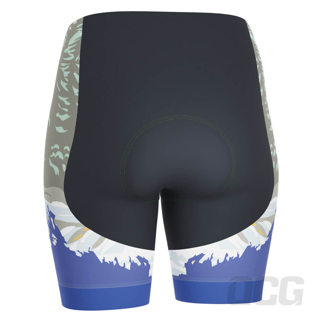 Women's Maine US State Icon Gel Padded Cycling Shorts