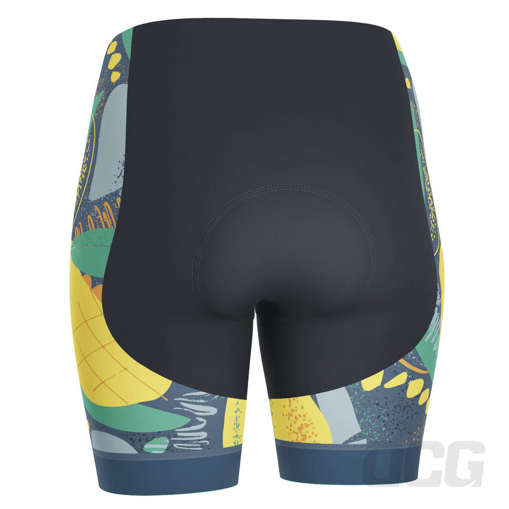 Women's Mango Fruit Indulgence Gel Padded Cycling Shorts