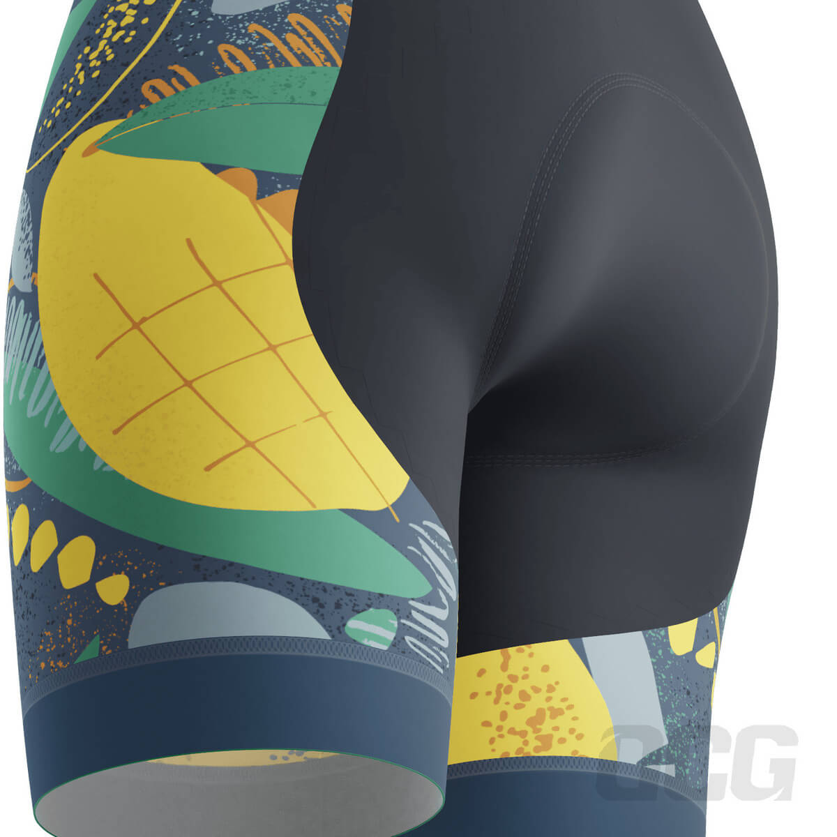 Women's Mango Fruit Indulgence Gel Padded Cycling Shorts