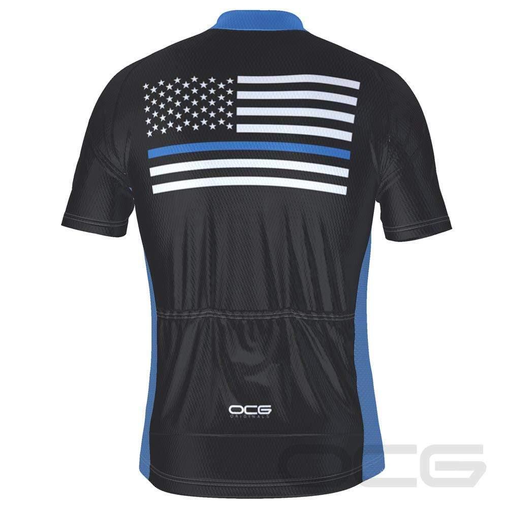 Men's American National Flag Short Sleeve Cycling Jersey