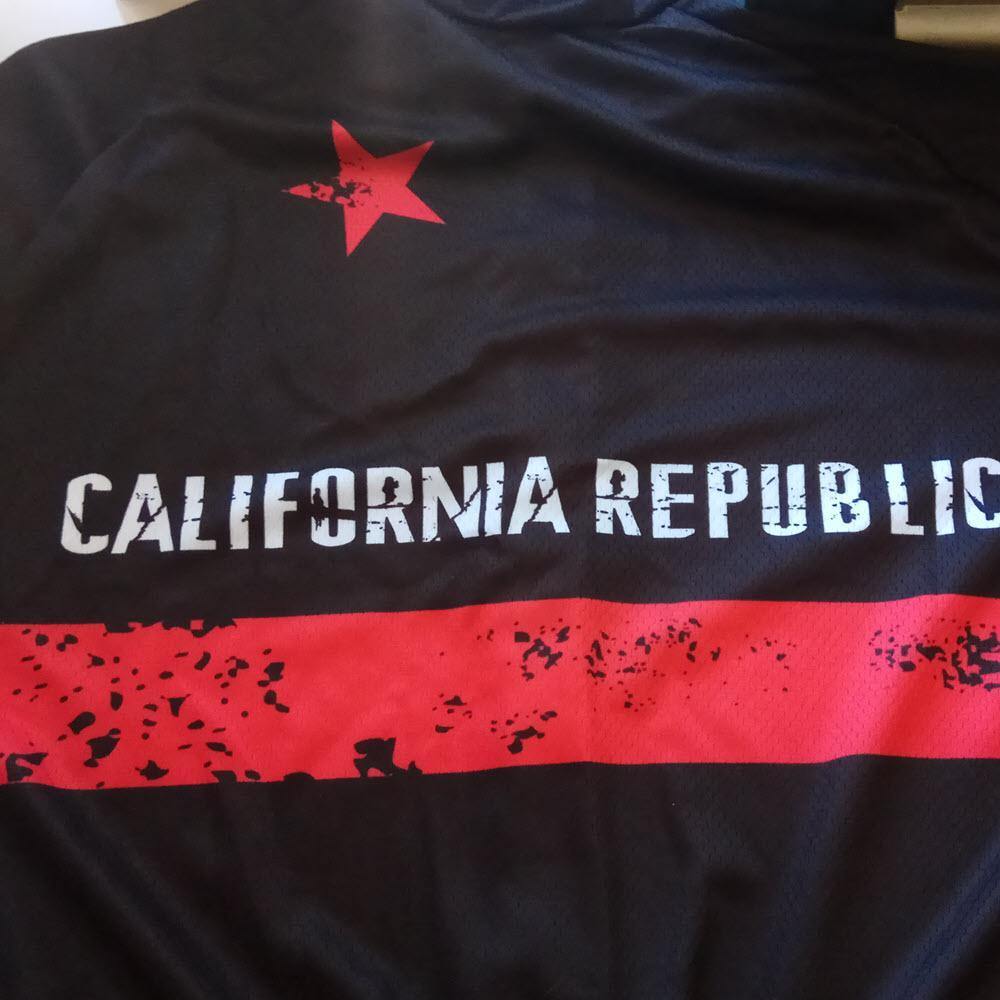 Men's California Republic Short Sleeve Cycling Jersey